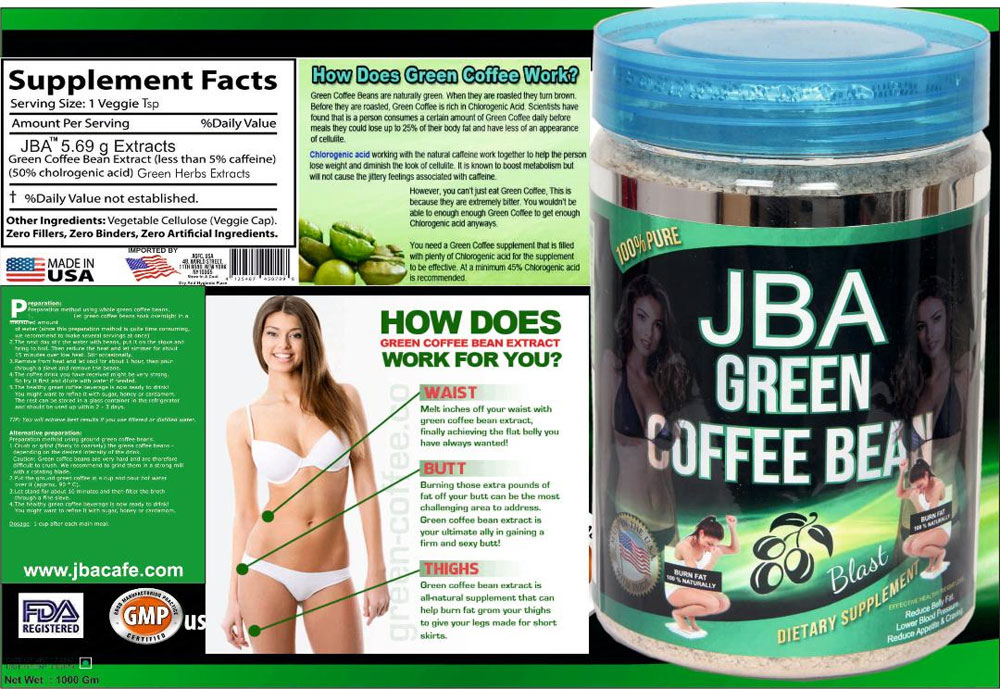 JBA green Coffee