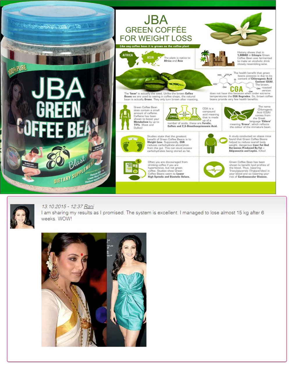 JBA green Coffee